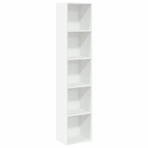 vidaXL B&uuml;cherregal Wei&szlig; 40x30x189 cm Holzwerkstoff