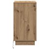 vidaXL Nachttisch Artisan-Eiche 39 x 34,5 x 65 cm Holzwerkstoff