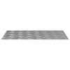 vidaXL Treppe Tritt Rechtwinklig 2 pcs Silber 70 x 40 cm Aluminium