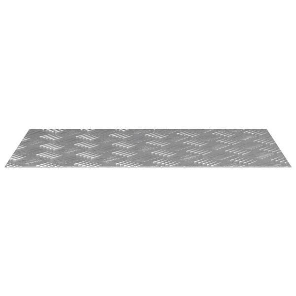 vidaXL Treppe Tritt Rechtwinklig 2 pcs Silber 70 x 40 cm Aluminium