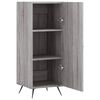vidaXL Sideboard Grau Sonoma 34,5x34x90 cm Holzwerkstoff