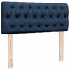 vidaXL Ottoman-Bett mit Matratze Blau 120x190 cm Stoff