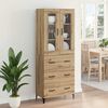 vidaXL Highboard Artisan-Eiche 69,5 x 34 x 180 cm Holzwerkstoff