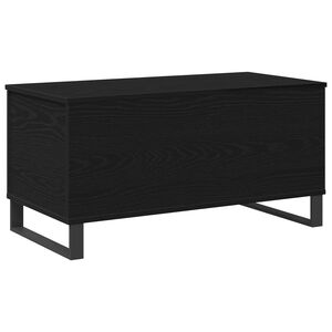 vidaXL Couchtisch Schwarz Eichen-Optik 90 x 44,5 x 45 cm Holzwerkstoff
