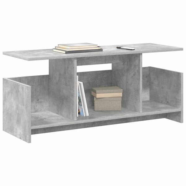 vidaXL TV-St&auml;nder Beton Grau 102 x 35 x 45 cm Holzwerkstoff