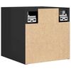 vidaXL TV-Wandschrank Hochglanz-Schwarz 30,5x30x30 cm