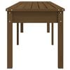 vidaXL Gartenbank 2-Sitzer Honigbraun 203,5x44x45 cm Massivholz Kiefer