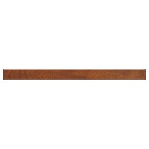 vidaXL Fensterbank Braunes Holz 120 x 10 x 4,5 cm PVC