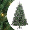 vidaXL K&uuml;nstlicher klappbarer Weihnachtsbaum Gr&uuml;n 240 cm
