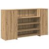 vidaXL Empfangstheke Artisan-Eiche 180x50x103,5 cm Holzwerkstoff