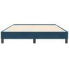 vidaXL Boxspringbett ohne Matratze Dunkelblau 160x210 cm Samt