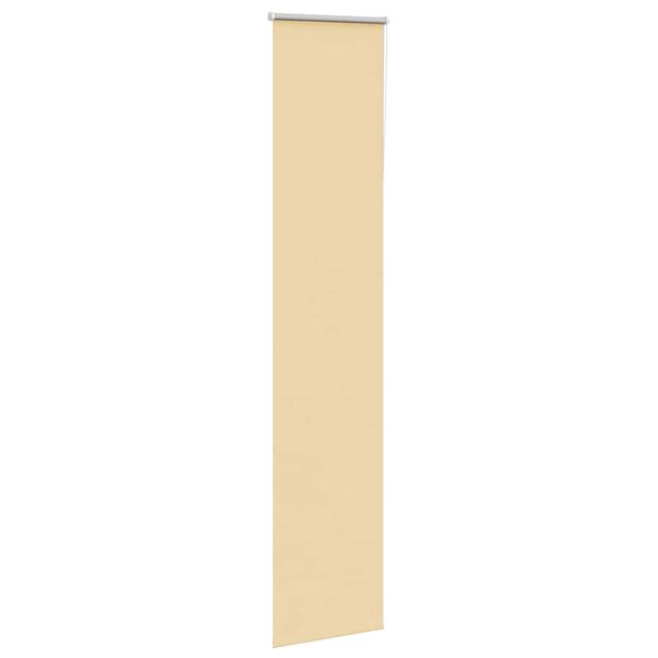 vidaXL Verdunkelungsrollo Beige 55x230cm Stoffbreite 50,7 cm Polyester