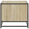 vidaXL Couchtisch Sonoma-Eiche 100x50x45 cm Holzwerkstoff und Metall