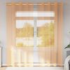 vidaXL Voile Vorhänge mit Ösen 2 Stk. Orange 140x245 cm