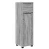 vidaXL Badezimmerschrank mit Regal Graues Sonoma 30,5 x 30 x 101 cm