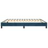 vidaXL Boxspringbettgestell Dunkelblau 180x200 cm Samt