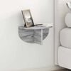 vidaXL Wandregal Graues Sonoma 38 x 19 x 19 cm Holzwerkstoff