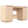 vidaXL Schreibtisch 140x50x75 cm Massivholz Kiefer