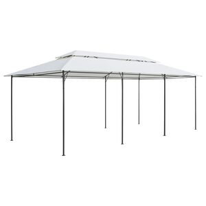 vidaXL Pavillon 600x298x270 cm Weiß 180g/m²