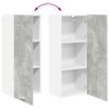 vidaXL H&auml;ngeschrank Riga Beton Grau 40 x 31 x 100 cm Holzwerkstoff