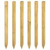 vidaXL Zaunpfosten 6 Stk. Gr&uuml;n 150 cm Massives Kiefernholz