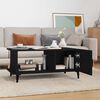 vidaXL Couchtisch Schwarz 90x50x40 cm Holzwerkstoff