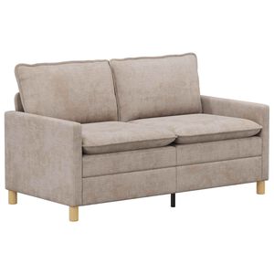 vidaXL Sofa Beige 156 x 81 x 87,5 cm Polyester