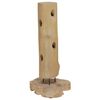 vidaXL Weinst&auml;nder f&uuml;r 8 Flaschen 40x30x80 cm Massivholz Teak