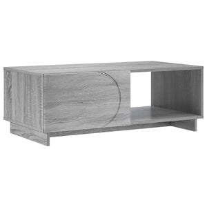 vidaXL Couchtisch Sonoma-Grau 95 x 50,5 x 35 cm Holzwerkstoff