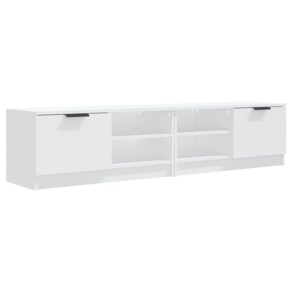 vidaXL TV-Schr&auml;nke 2 Stk. Wei&szlig; 80x35x36,5 cm Holzwerkstoff