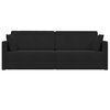 vidaXL Boden-Sofa-Bett 200cm Schwarz Samt