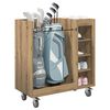 vidaXL Golf Schrank Mit Rad Uni Artisan-Eiche 90 x 45 x 98 cm