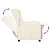 vidaXL Ohrensessel mit Aufstehhilfe Creme Kunstleder
