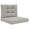 vidaXL Sofakissen f&uuml;r drau&szlig;en Polyester Grau 60 x 60 cm