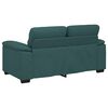 vidaXL 2-Sitzer-Sofa Dunkelgr&uuml;n 160x81x84 cm Stoff