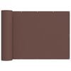 vidaXL Balkon Sichtschutz 180 x 200 cm Stoff mit PU-Beschichtung Braun