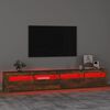 vidaXL TV-Schrank mit LED-Leuchten R&auml;uchereiche 240x35x40 cm