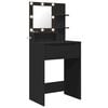vidaXL Schlafzimmer-Frisiertische Schwarz 80 x 39,6 x 135 cm