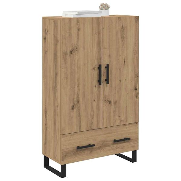 vidaXL Highboard Artisan-Eiche 69,5 x 30 x 115 cm Holzwerkstoff