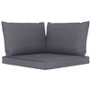 vidaXL 8-tlg. Garten-Lounge-Set mit Kissen in Anthrazit