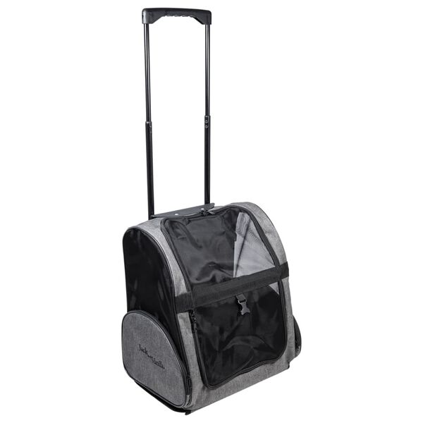 Jack and Vanilla Haustier-Trolley Travel 40x26x40 cm Grau/Schwarz