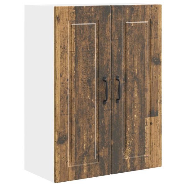 vidaXL K&uuml;chenschrank mit Regal Altholz 60 x 31 x 80 cm Holzwerkstoff