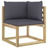 vidaXL 7-tlg. Garten-Lounge-Set mit Kissen Impr&auml;gniertes Kiefernholz