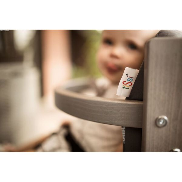 tiSsi Brustb&uuml;gel f&uuml;r Babyhochstuhl Grau