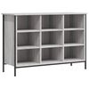 vidaXL Schuhregal Grau Sonoma 100x35x70 cm Holzwerkstoff