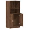 vidaXL K&uuml;chenschrank Braun Eichen-Optik 57x41,5x131,5 cm Holzwerkstoff
