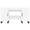 vidaXL Schreibtisch Weiß 140x50x75 cm Holzwerkstoff