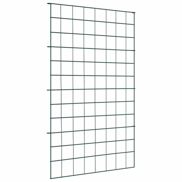 vidaXL Teichzaun Set 8 pcs Gr&uuml;n 50 x 80 cm Stahl