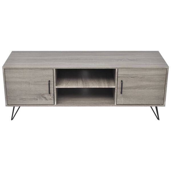 vidaXL TV-Schrank Grau 120x40x45 cm Grau