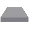 vidaXL Schweberegale 4 Stk. Grau 80x23,5x3,8 cm MDF